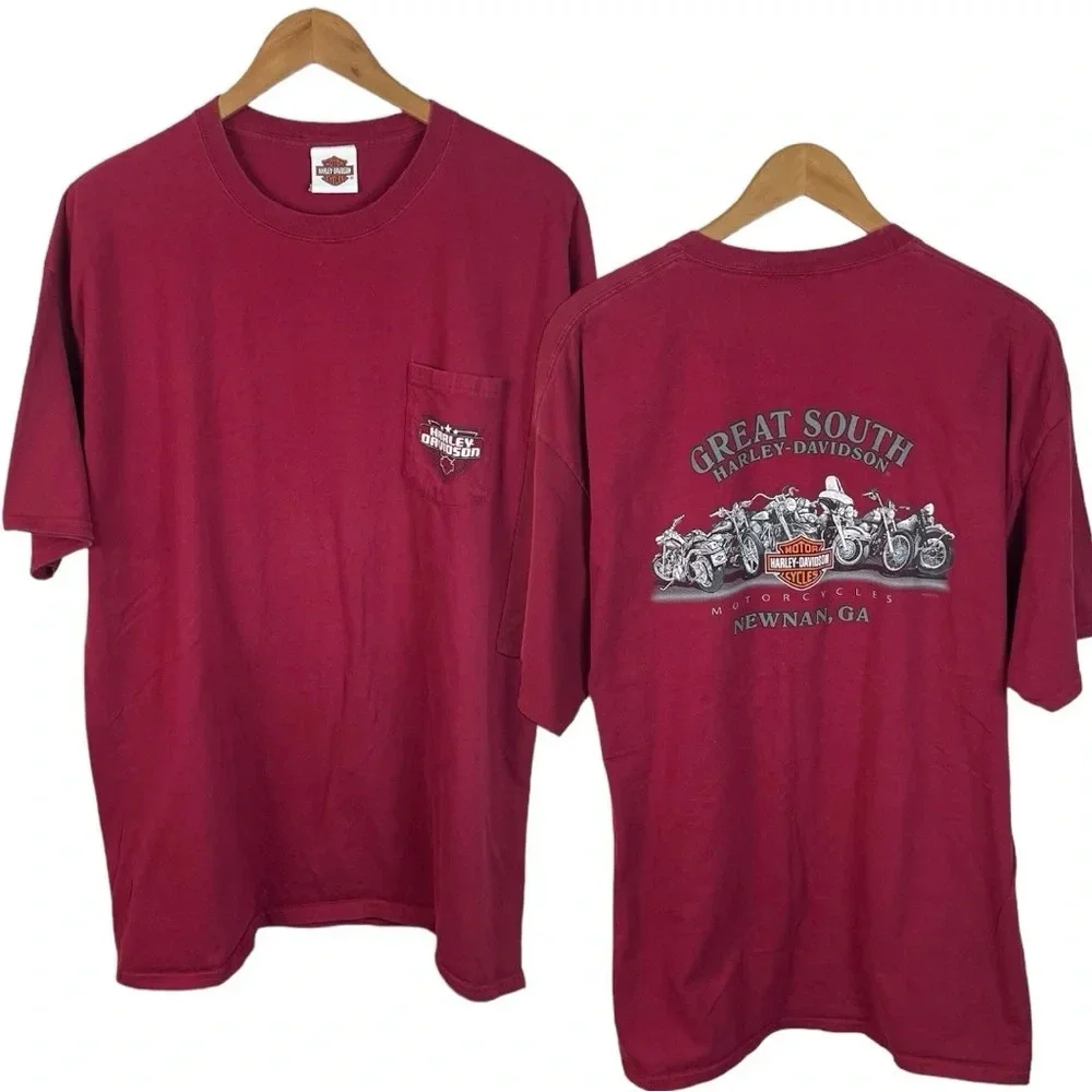 TS900 Men’s Harley-Davidson Motorcycles Newnan GA Biker T Shirt 2XL